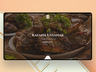 Restaurant "Ustanak" Homepage