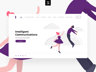 Design For Intelligent Communication Website