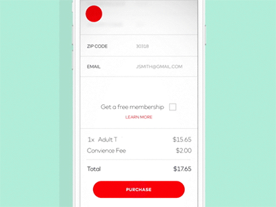 Purchase > Confirmation 2d animation app motion ui user experience