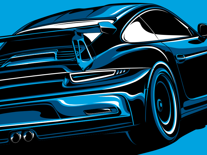 Porsche 911 GT3 RS by Anthony Mungioli on Dribbble