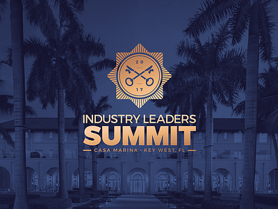 Industry Leaders Summit Logo florida gold key key west logo sun