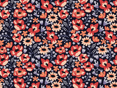 Floral pattern decorative design floral flower nature pattern seamless seamless pattern surface design texture