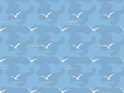 Seagulls pattern