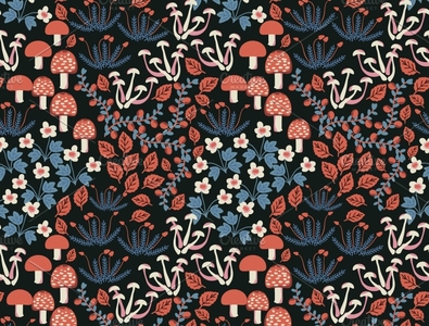 Seamless forest pattern by Margarita Starchenko on Dribbble