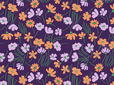 Floral pattern decorative design ditsy floral flower nature pattern seamless simple surface design texture