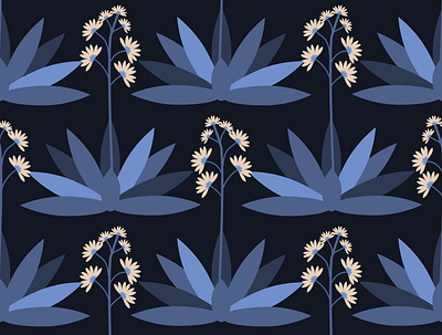 Seamless agave pattern agave decorative design floral flower nature pattern seamless seamless pattern simple surface design texture