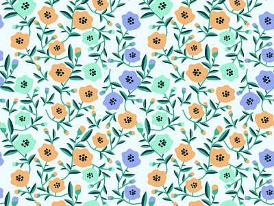 Seamless floral pattern decorative floral flower nature pattern seamless seamless pattern simple surface design texture