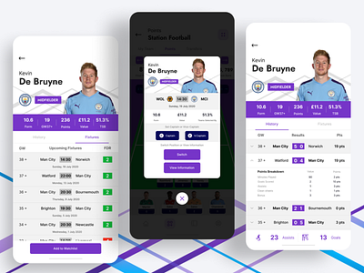 Fantasy Premier League Manager App Concept