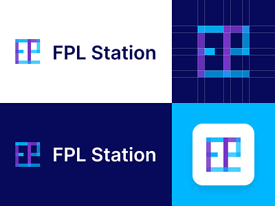FPL Station Logo branding design icon illustration logo logo design typography ui uidesign ux web website