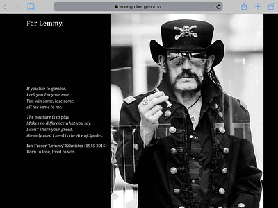 For Lemmy