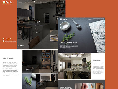 Biography Kitchens #2 clean design desktop homepage kitchens responsive ui ux web web design website