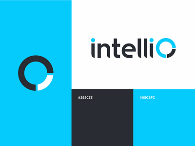 Intellio Logo Design branding design graphic design logo