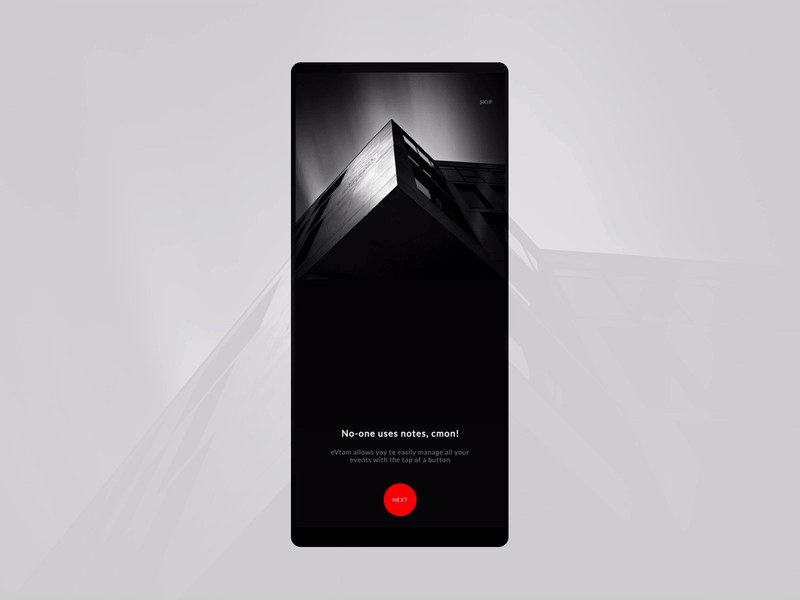 Events Management 🔥 ux ui user-eperience design visual desigb interaction landing page rebound app design minimal