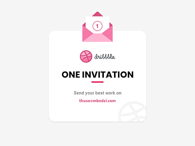 Dribbble Invite x1 Giveaway dribbble invitation dribbble invite invitation invite
