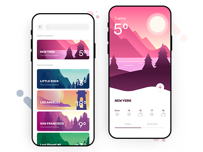 Weather App concept