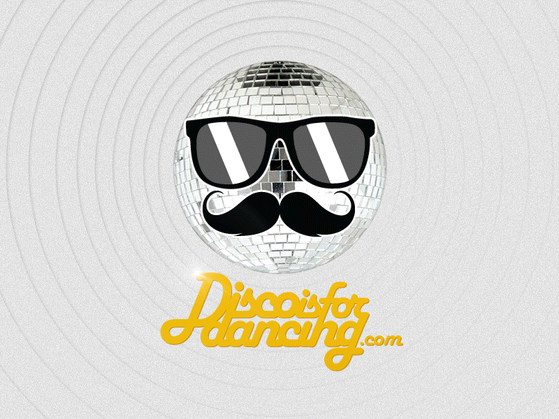 DiscoisforDancing New Logo gif hip logo music blog texture type