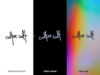 Culture Cult - Logo Progression