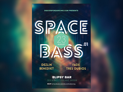 SPACE BASS No.01 Poster