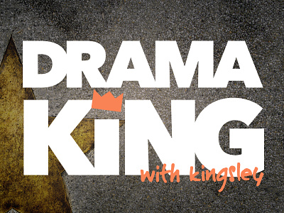Drama King Logo hollywood kingsley logo texture youtube