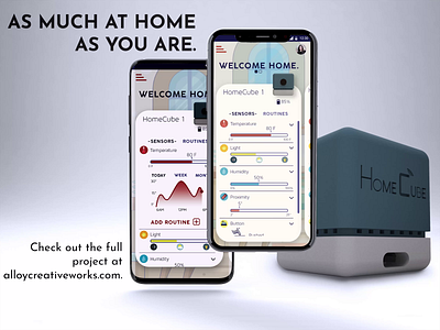 HomeCube homeautomation industrialdesign iot productdesign ux