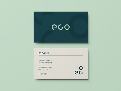 ECO Phoenix Brand Collateral apartment branding brand branding branding and identity business card business card design design graphic design letterhead logo logodesign logotype typography