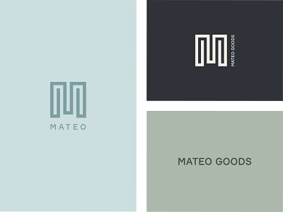 Mateo Goods Logo Variations and Icons