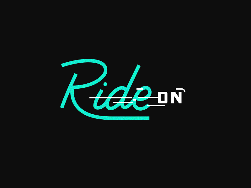 -=Ride on... fast motion motorcycle ride script type vector