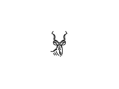 Tribute to my birthplace...miss ya! animal brand icon kudu logo minimal vector