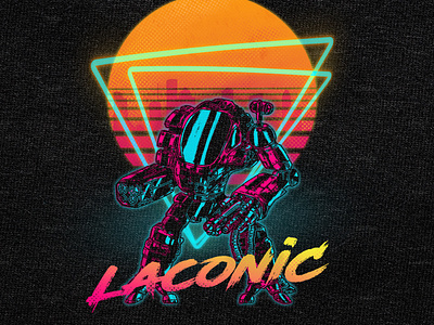 Cyberpunk t-shirt design branding clasic cyberpunk design graphic design illustration oldschool retro retrowave robot tshirt design