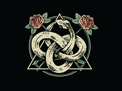 snake apparel clasic esoteric graphic design hipster illustration retro snake tattoo tshirt design