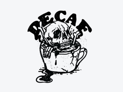 doodle art clasic doodle drawing funny hipster illustration skull tattoo tshirt design vector