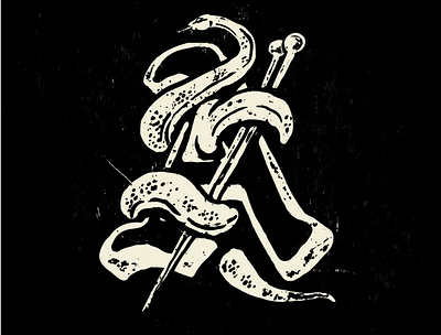 A snake logo branding drawing graphic design grunge hipster logo retro snake tattoo tomieo tshirt design