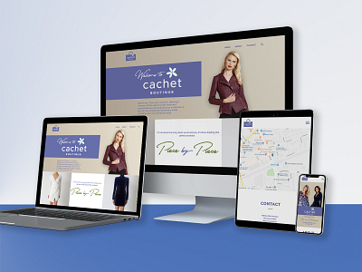 Cachet Boutique design responsive design ui web web design wordpress