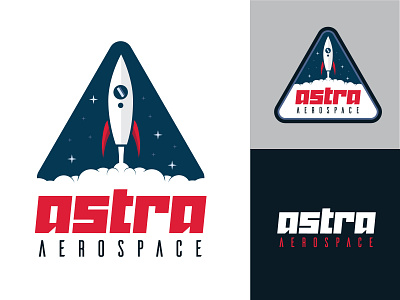 Astra Aerospace aerospace branding dailylogochallenge design graphic design icon illustration logo rocket space typography vector wordmark