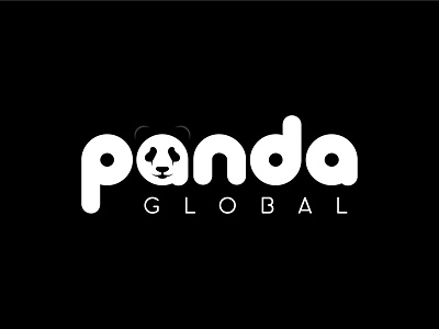 Panda Global adobe illustrator branding daily logo challenge design graphic design icon illustration logo negative space panda panda logo typography vector wordmark