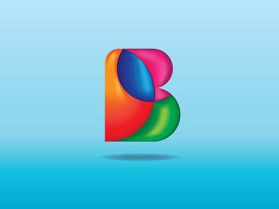 B abstract branding daily logo challenge dailylogochallenge design graphic design icon letter b logo logo design type typography vector vibrant colors