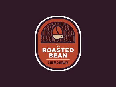 The Roasted Bean branding coffee coffee bean dailylogochallenge design graphic design icon logo roasted bean typography vector vintage vintage logo