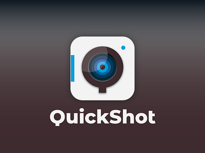 Quickshot app camera camera app camera icon camera logo daily design daily logo daily logo challenge daily logo design dailylogochallenge graphic design logo logo design modern photo photo app photography