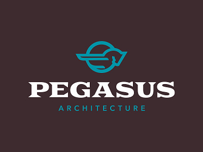Pegasus architect architecture architecture logo daily logo daily logo design dailylogochallenge graphic design horse logo logo design modern pegasus pegasus logo typography