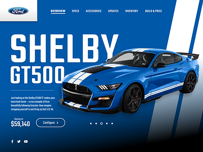 Ford Mustang - Landing Page