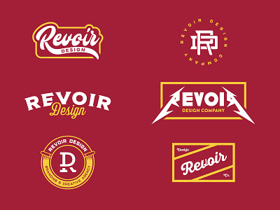 Revoir Design Badges apparel badge badge logo bold branding creative daily logo design exploration graphic design logo logo concepts logo design logo mark logos typography vintage vintage logo
