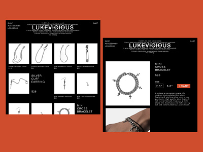 Lukevicious Accessories ⚡️ accessories clean design ecommerce minimal ui web