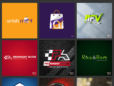 Some Accmplished Logos branding and logo design