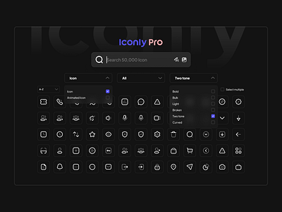 Iconly Pro App dotchallenge icon iconly iconmanager ui