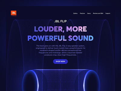 JBL FLIP - Product Landing Page