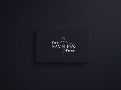 Nameless Store logo branding design flat graphic design icon illustration logo logo design branding logotype minnimal modern logo vector white