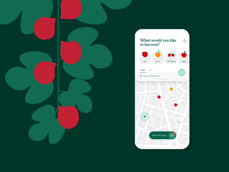 Urban Fruit Harvest – App Concept