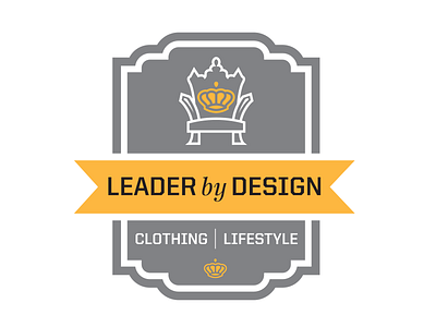 Leader by Design - Logo brand clothing design identity logo mark street wear type
