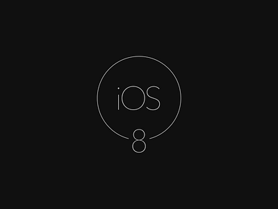 iOS 8 Logo Concept branding ios8 logo