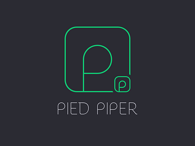 Pied Piper Logo Redesign logo redesign